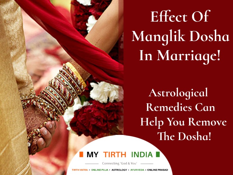 Effects of Manglik Dosha in Marriage