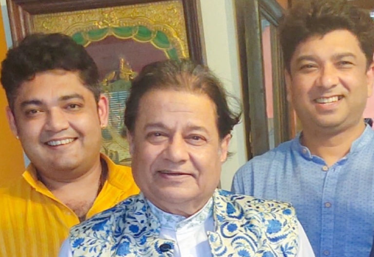 With Bhajan Samrat Anup Jalota Ji